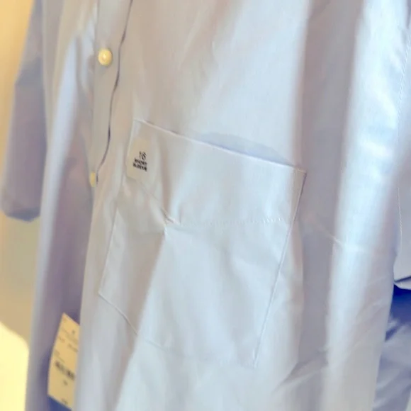 NWT Stafford Short Sleeve Shirt LG - Picture 7 of 10